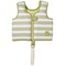 Sunnylife: Kids Swim Vest: Size 1-2 - Into the Wild - Khaki Crocodile, Children Up To 33lbs, Pool Water Float Jacket, Zip Front, Safety Strap, Rubber